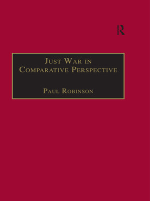 cover image of Just War in Comparative Perspective